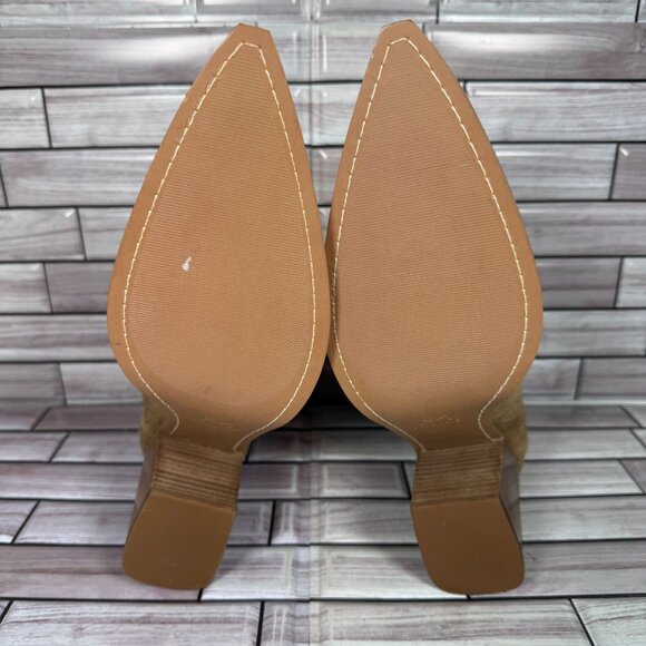 Marc Fisher LTD Women's Brown Suede Pointed Toe Ankle Bootie Shoe‎ Size 13-NEW - Picture 7 of 8